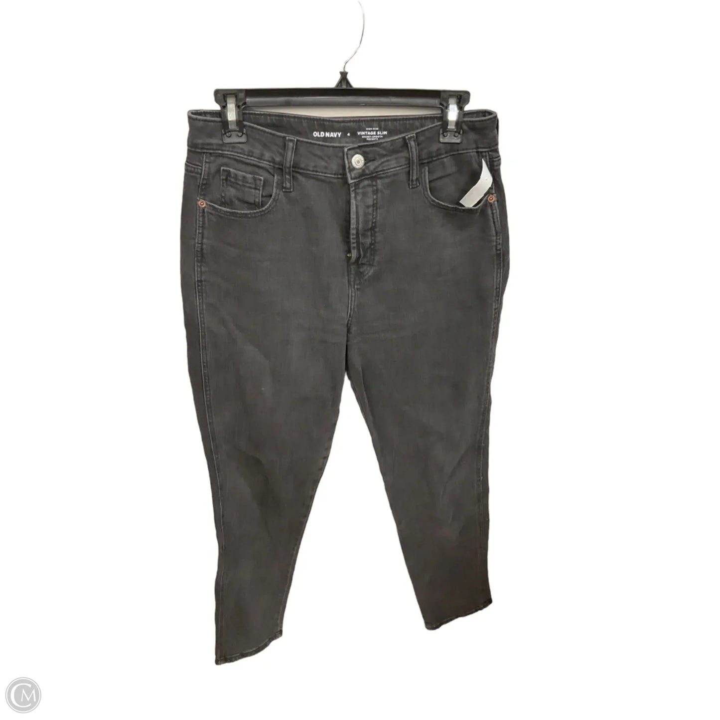 Jeans Straight By Old Navy In Black, Size: 4