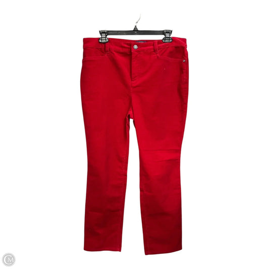 Pants Corduroy By Talbots In Red, Size: 14p