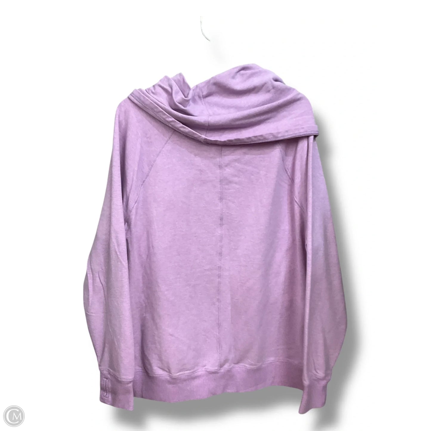 Athletic Top Long Sleeve Collar By L.l. Bean In Purple, Size: 2x