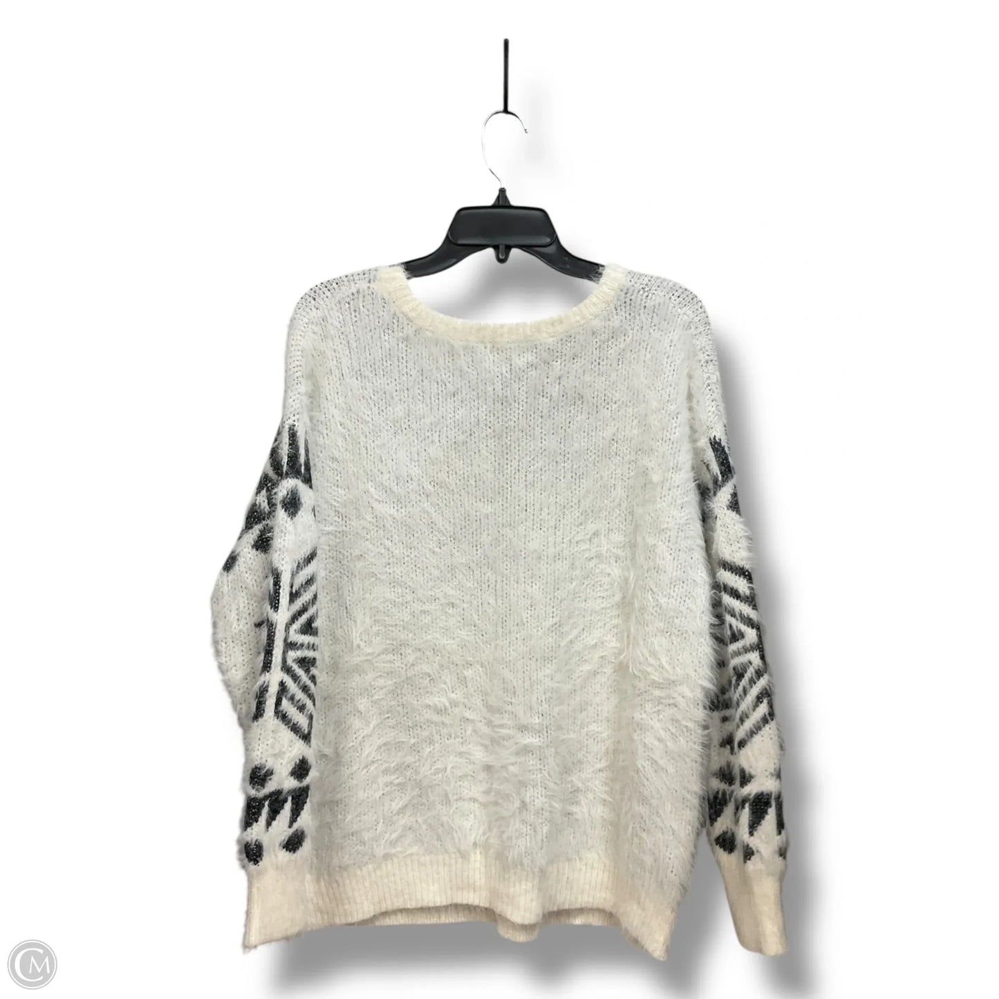 Sweater By Maurices In Black & White, Size: Xl