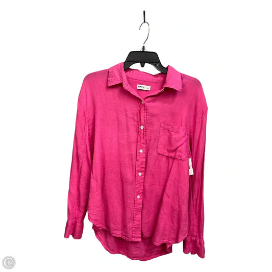 Blouse Long Sleeve By Sonoma In Pink, Size: L
