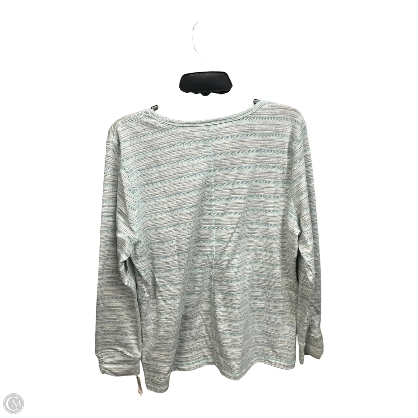 Top Long Sleeve By Talbots In Striped Pattern, Size: Xlp