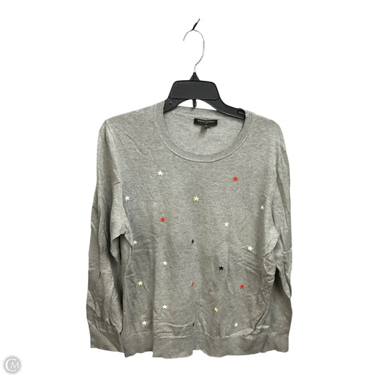 Top Long Sleeve By Banana Republic In Grey, Size: Xl