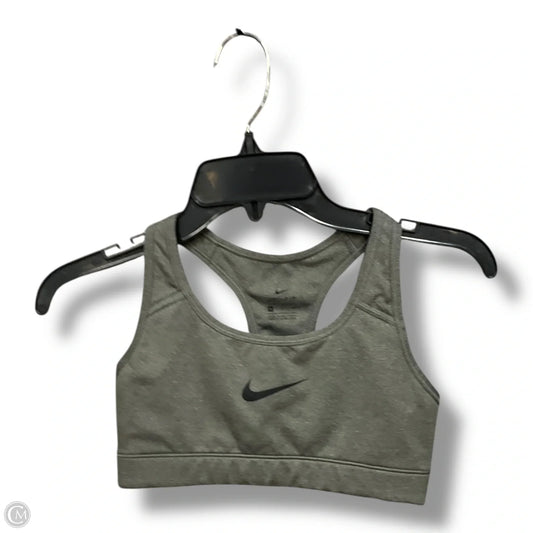 Athletic Bra By Nike Apparel In Grey, Size: S