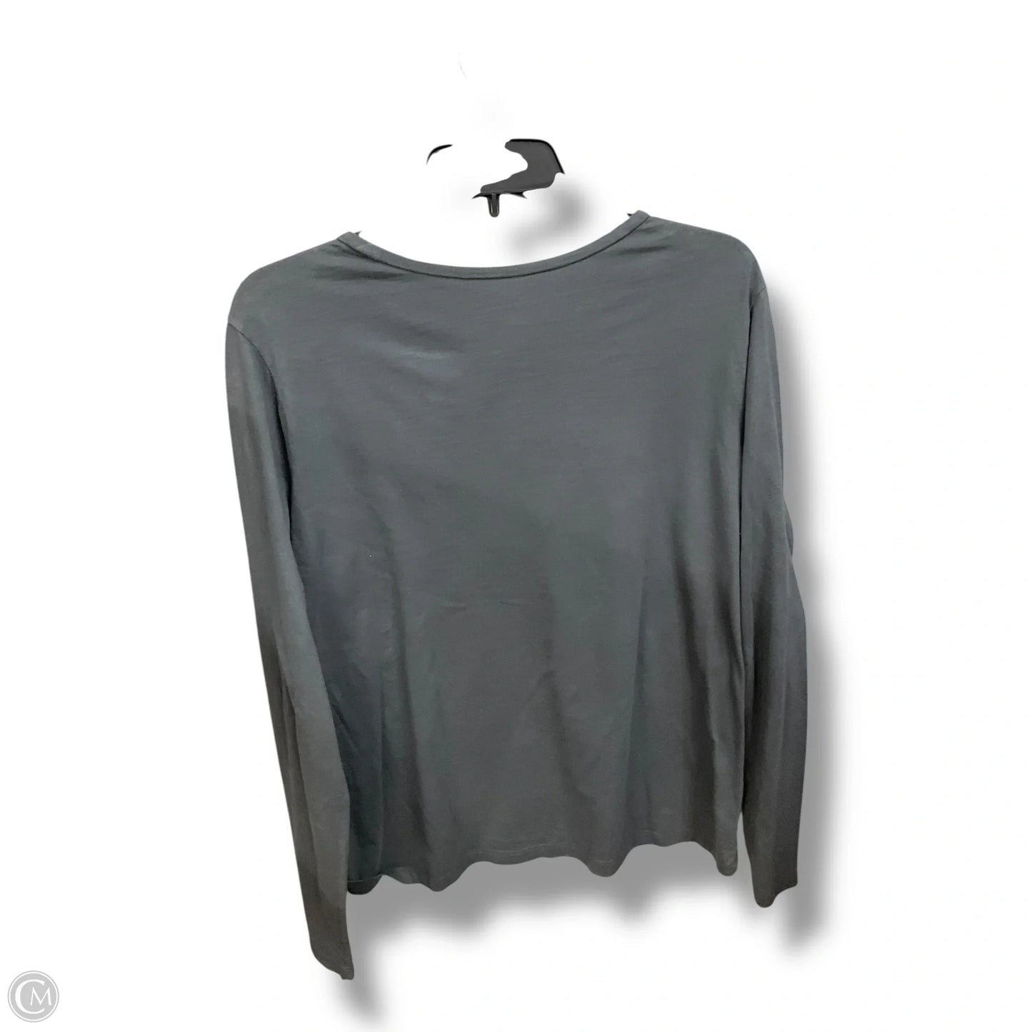 Top Long Sleeve Basic By Clothes Mentor In Grey, Size: L