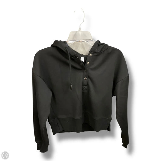 Athletic Top Long Sleeve Hoodie By Clothes Mentor In Black, Size: S