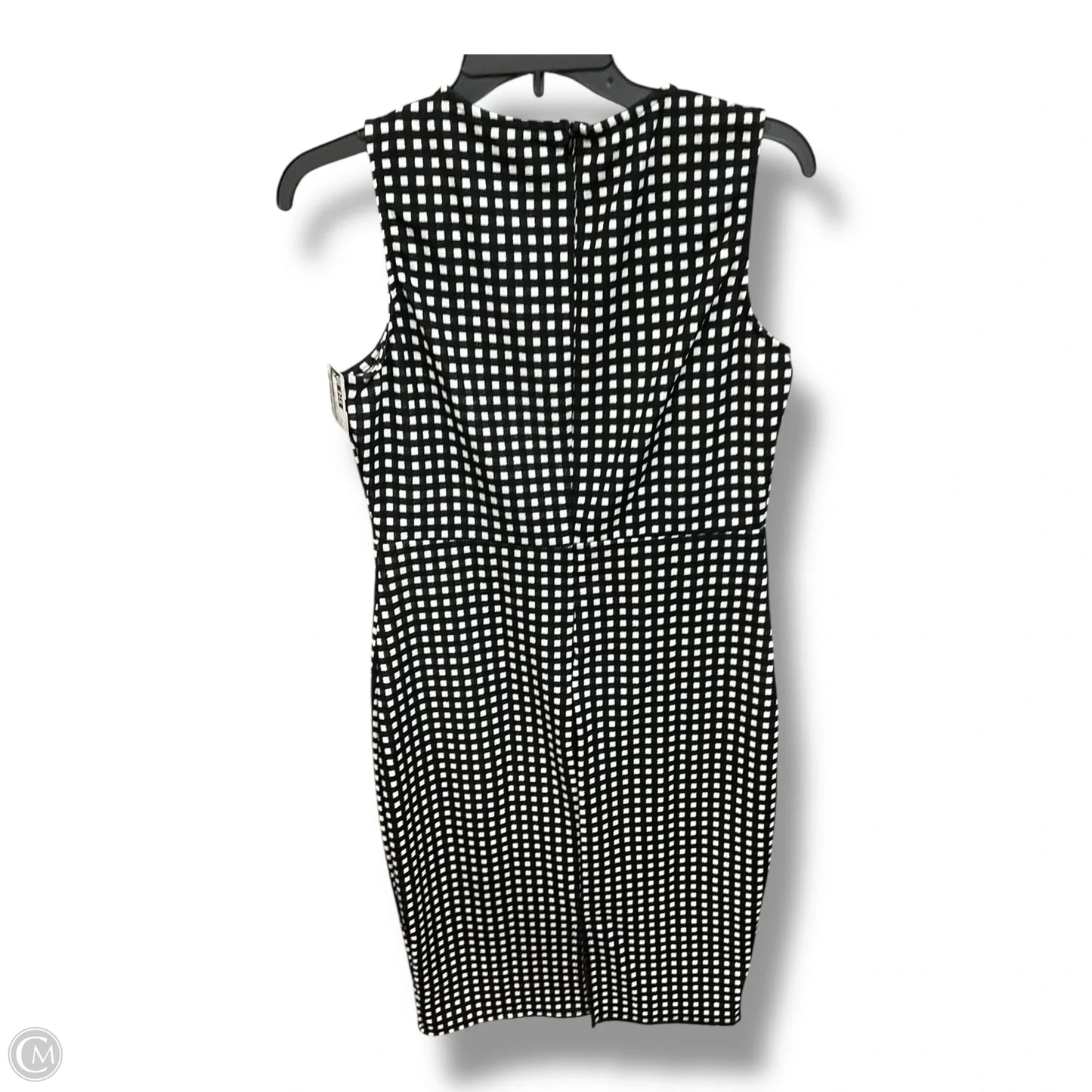 Dress Casual Midi By Agnes & Dora In Black & White, Size: L