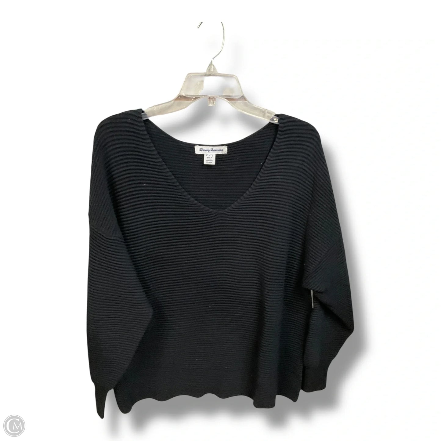 Sweater By Tommy Bahama In Black, Size: Xl