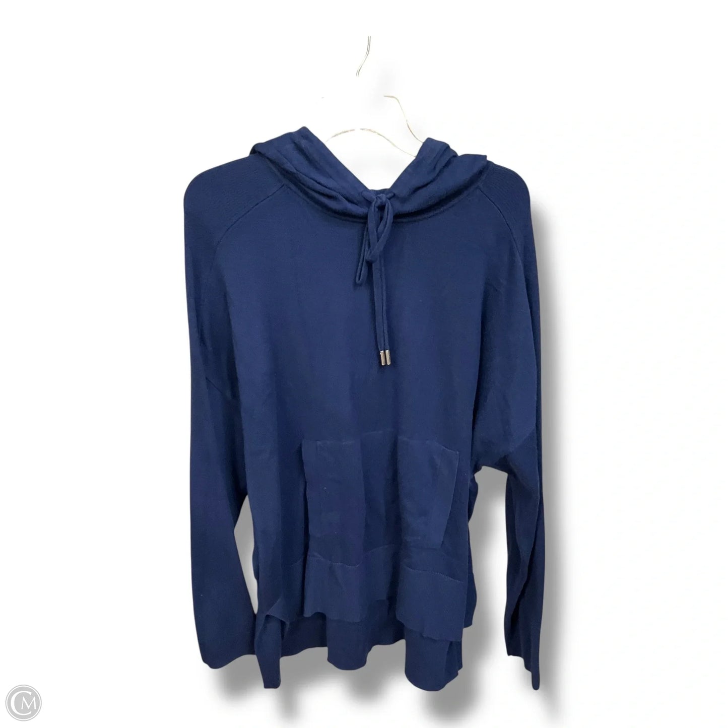 Athletic Top Long Sleeve Hoodie By Tommy Bahama In Blue, Size: L