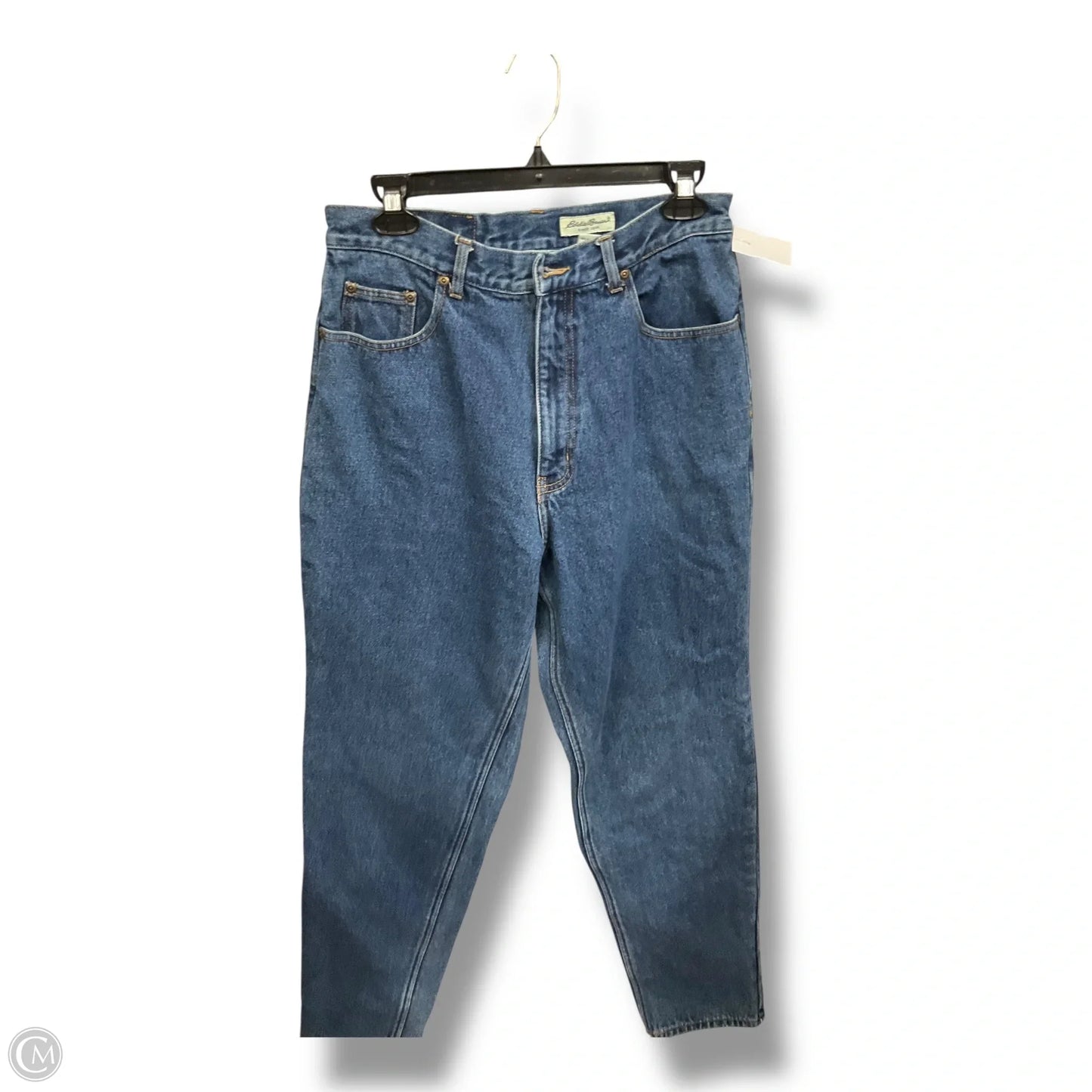 Jeans Straight By Eddie Bauer In Blue Denim, Size: 12