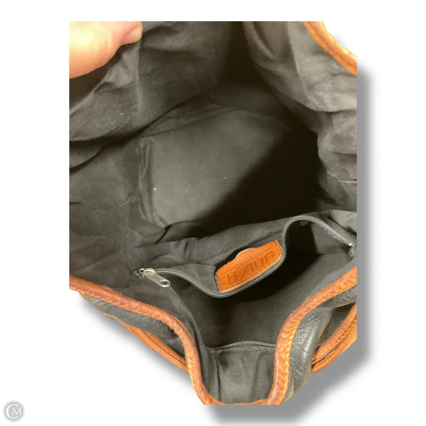 Crossbody Leather By Clothes Mentor, Size: Large