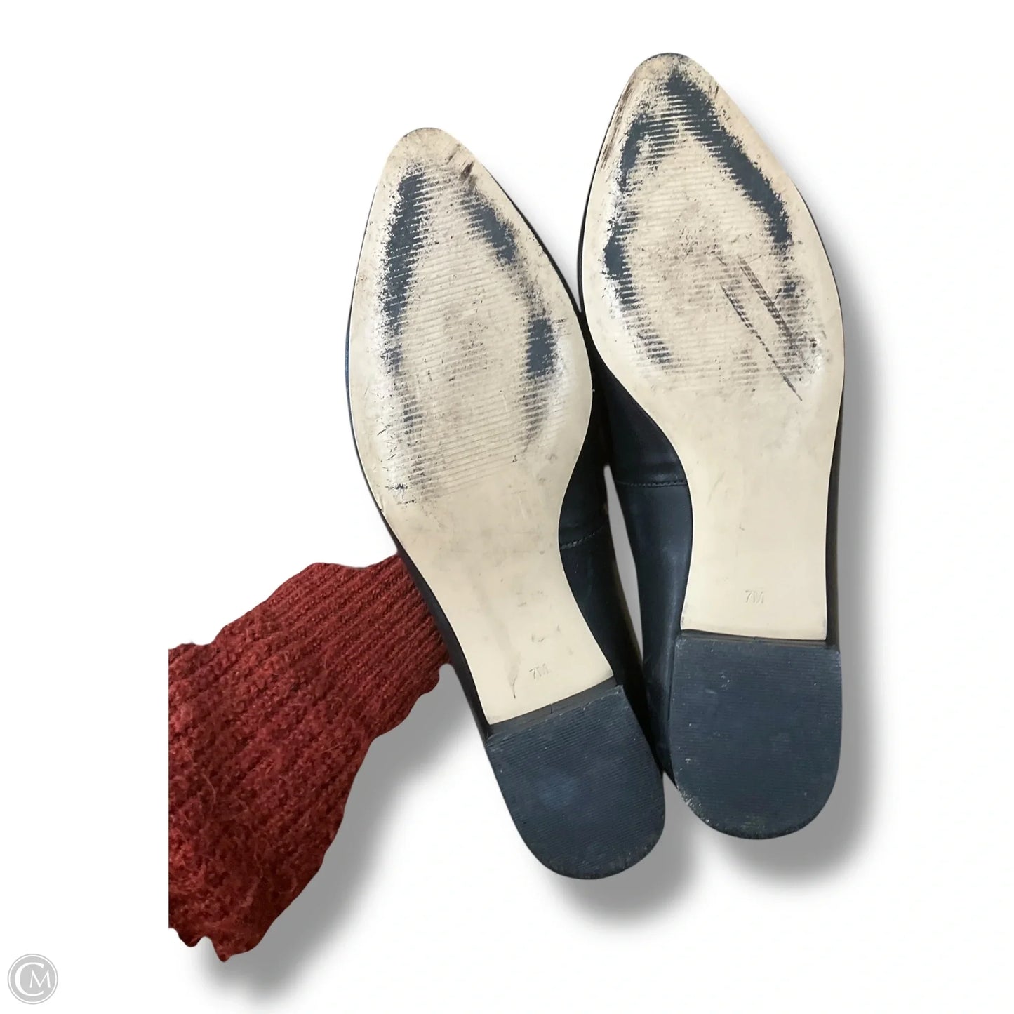 Shoes Flats By Talbots In Black, Size: 7