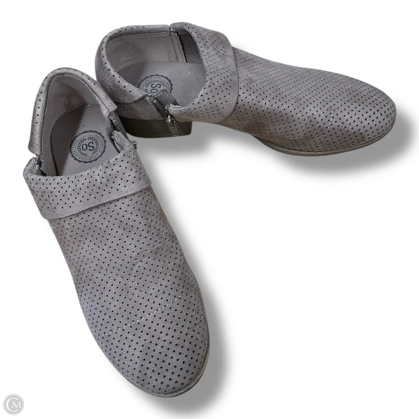 Shoes Heels Kitten By So In Taupe, Size: 6.5