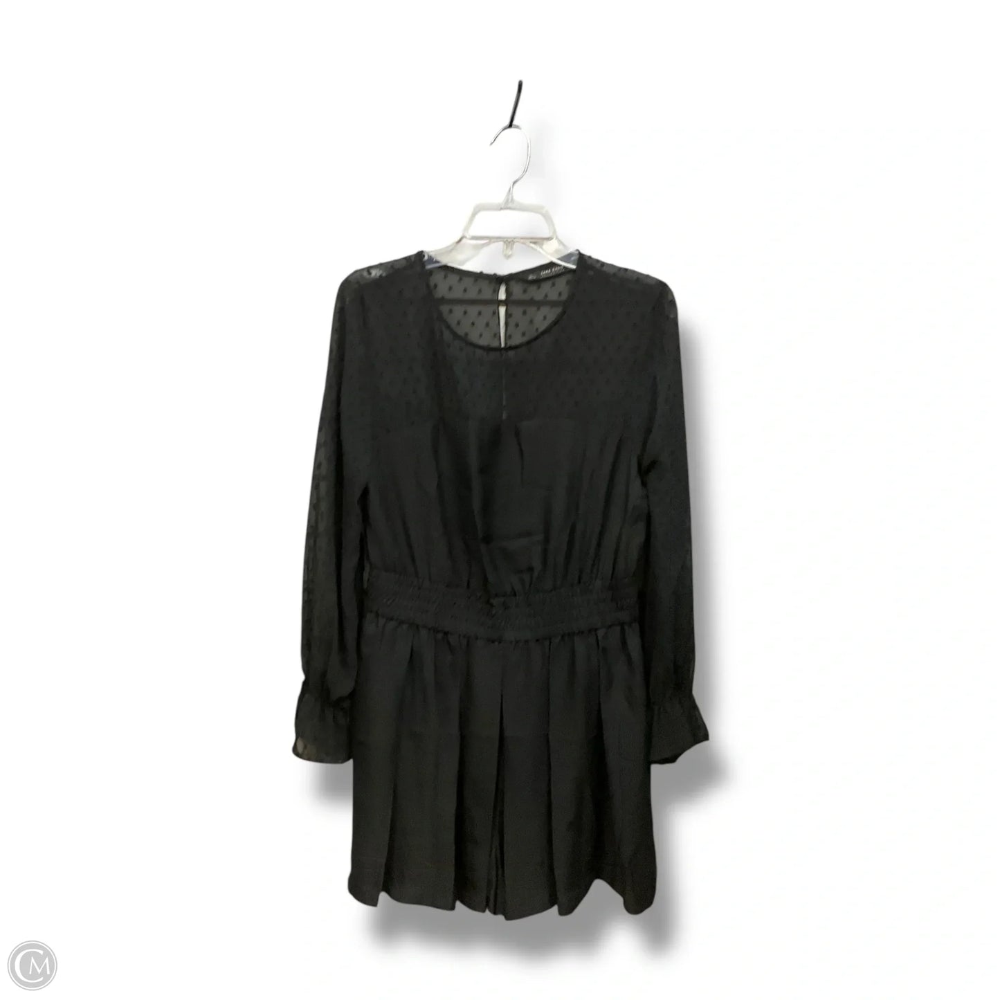Dress Casual Short By Zara Basic In Black, Size: L