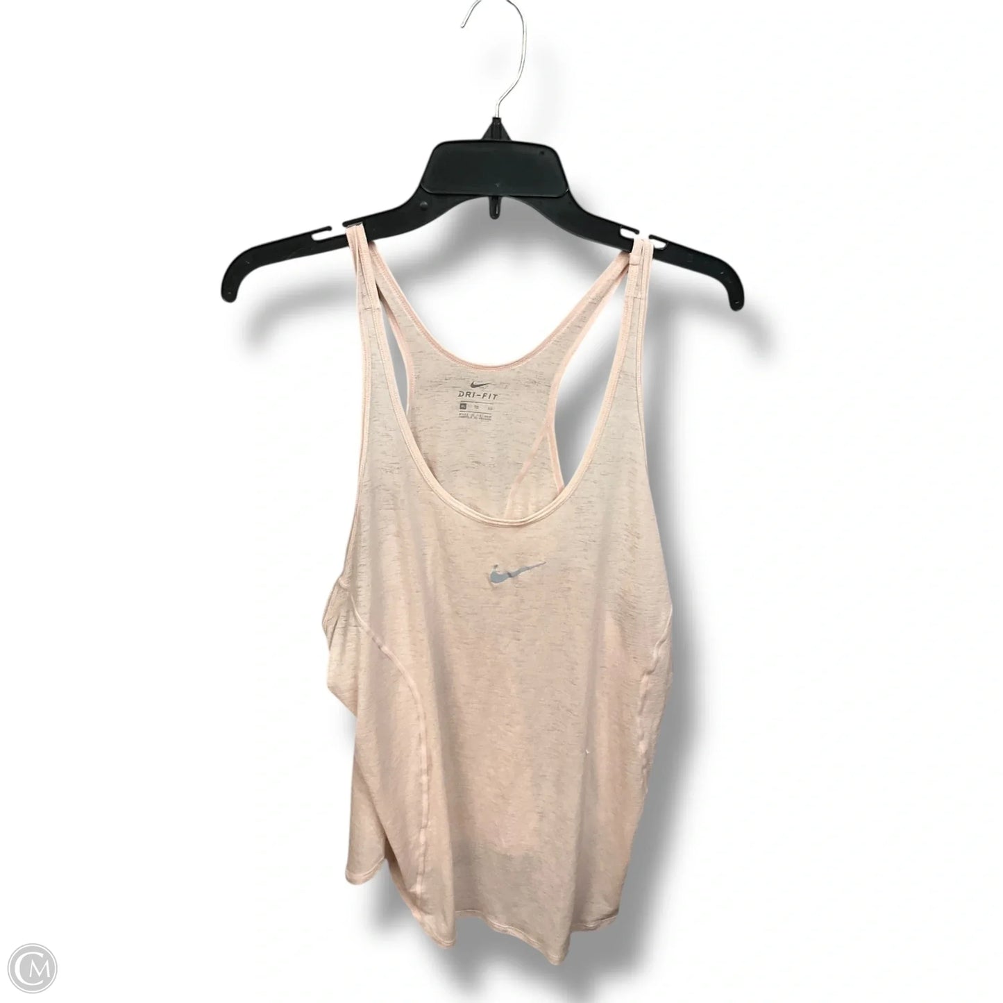 Athletic Tank Top By Nike Apparel In Pink, Size: Xl