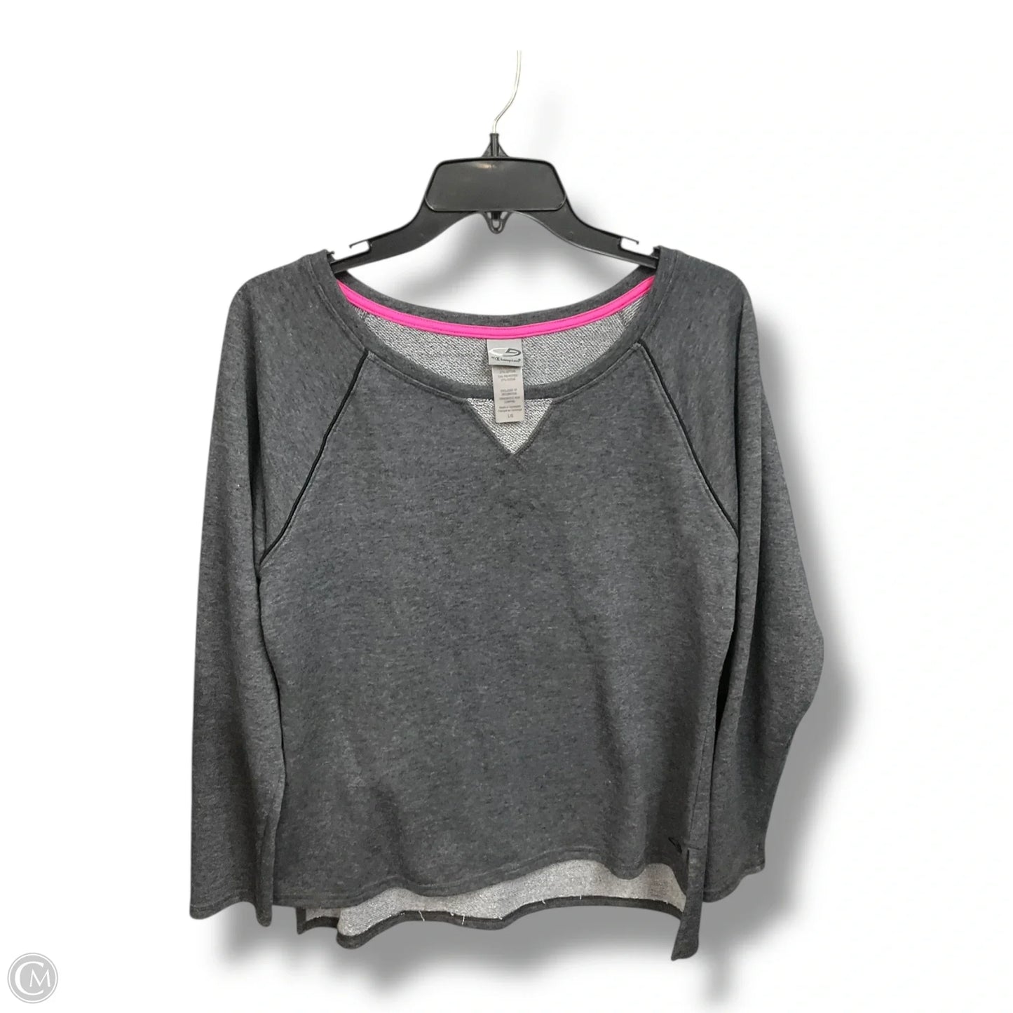 Sweatshirt Crewneck By Champion In Grey, Size: L