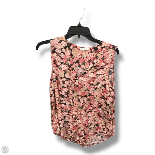 Blouse Sleeveless By Maurices In Floral Print, Size: L