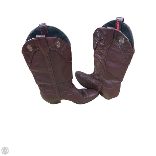 Boots Western By Laredo In Maroon, Size: 8