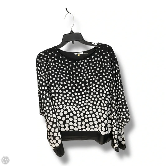 Top Sleeveless By Milano In Polkadot Pattern, Size: S