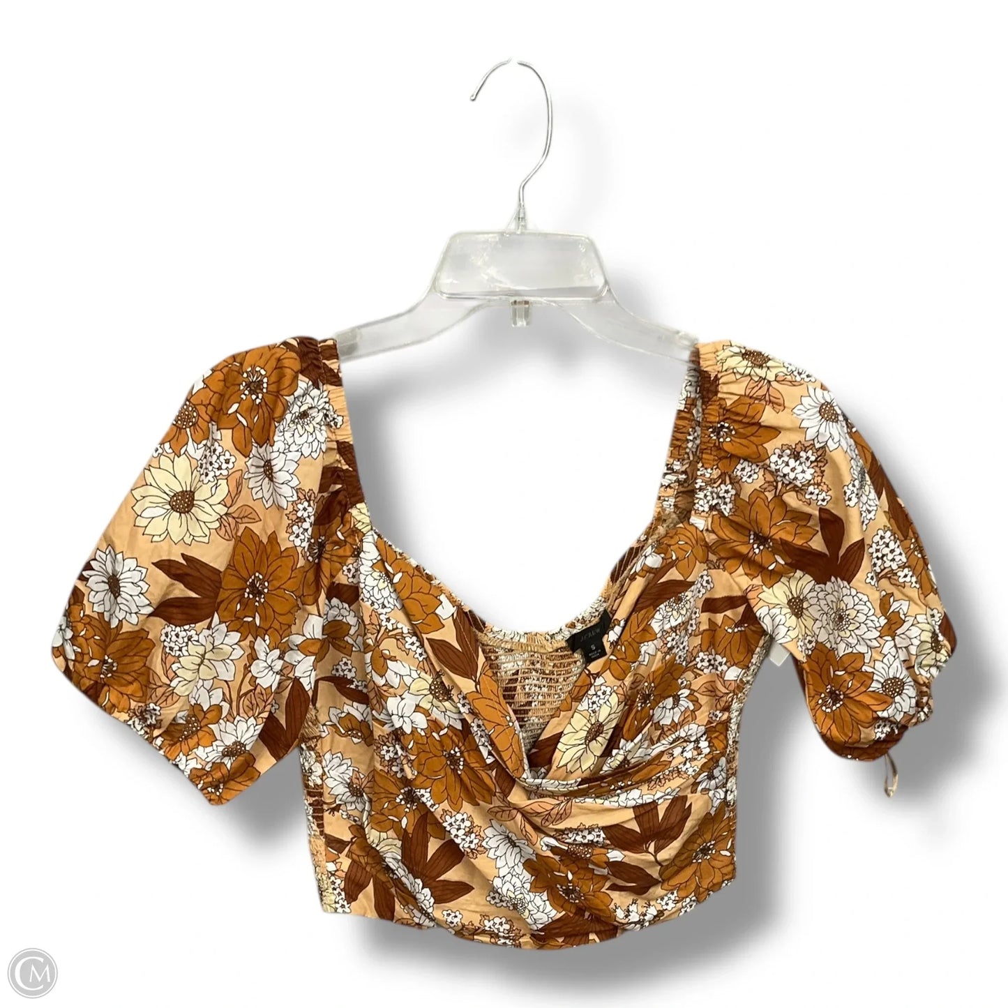 Top Short Sleeve By J. Crew In Multi-colored, Size: S