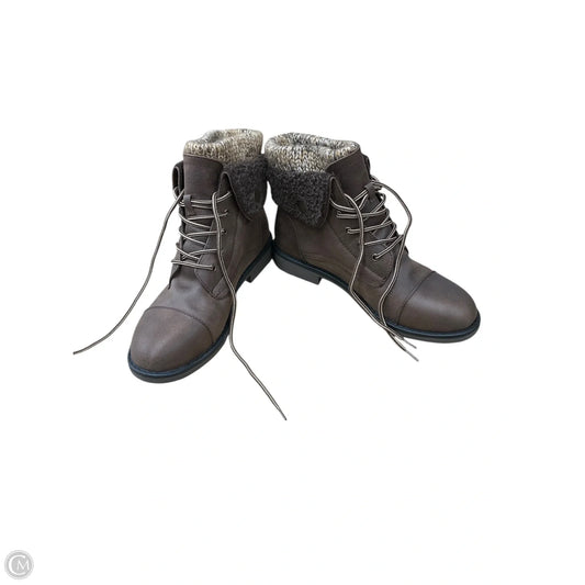 Boots Ankle Heels By White Mountain In Brown, Size: 8
