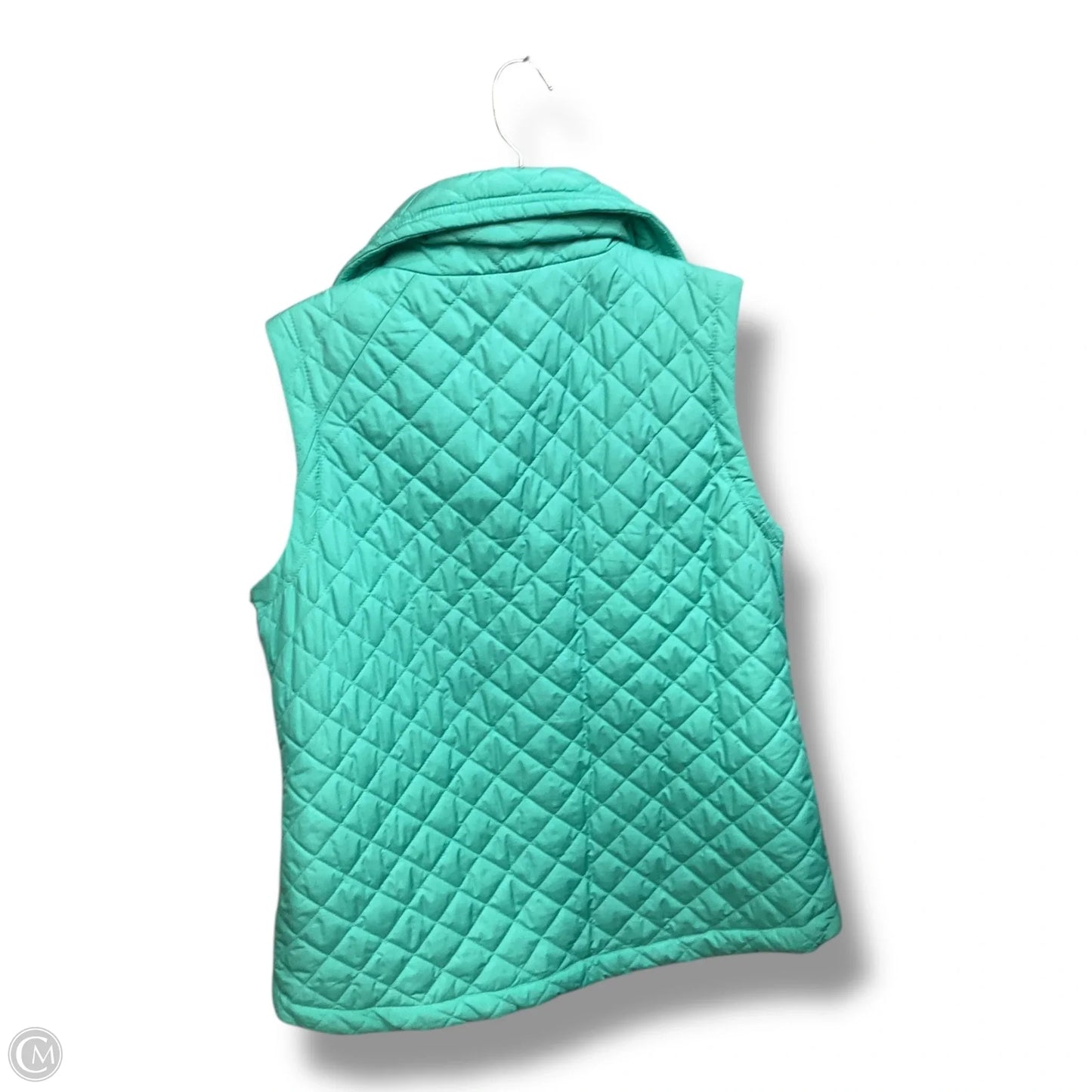 Vest Puffer & Quilted By Talbots In Aqua, Size: M