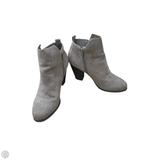 Boots Ankle Heels By Call It Spring In Beige, Size: 7.5