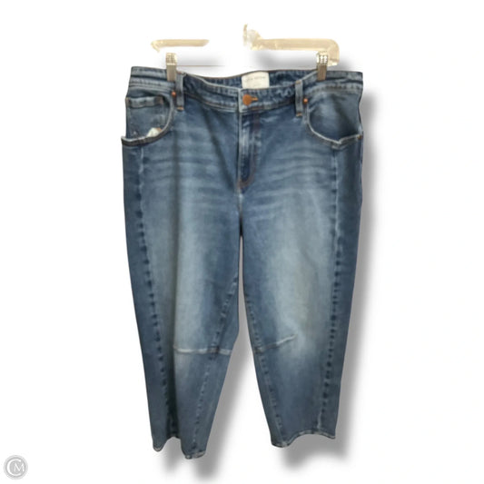Jeans Boot Cut By Lane Bryant In Blue Denim, Size: 18