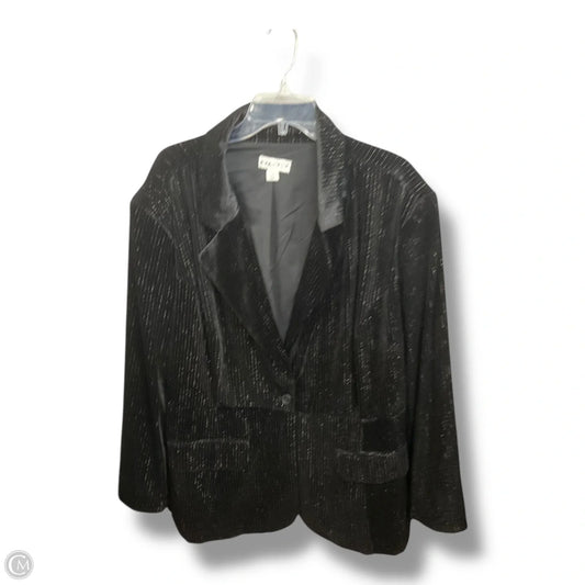 Blazer By Ava & Viv In Black, Size: 2x