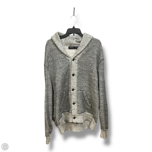 Cardigan By Ralph Lauren In Grey, Size: Xxl