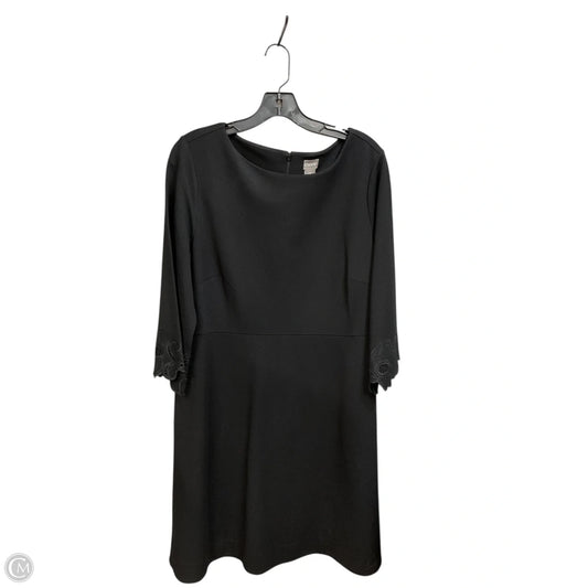 Dress Casual Midi By Chicos In Black, Size: Xl