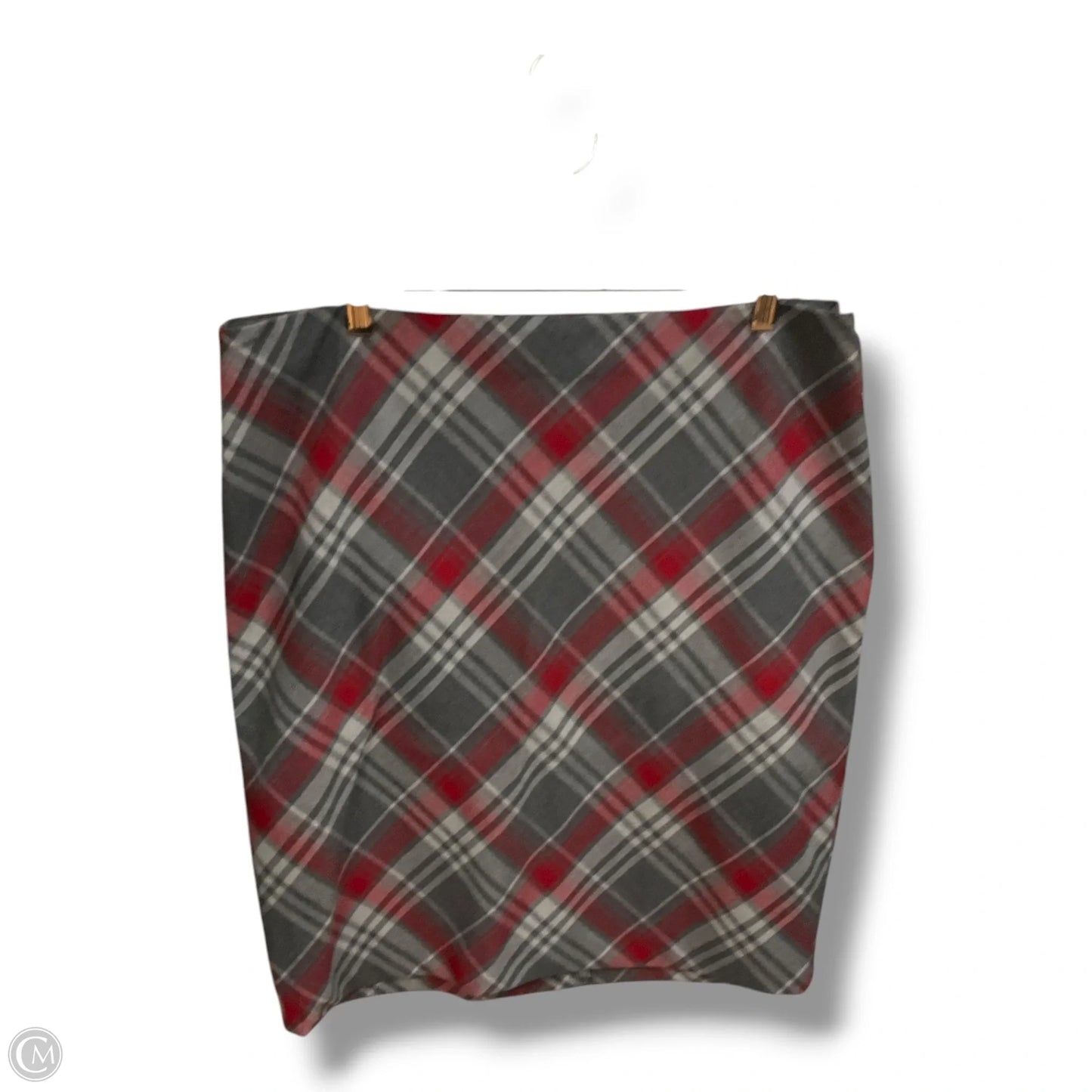 Skirt Midi By Limited In Plaid Pattern, Size: Xl