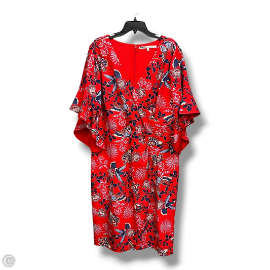Dress Casual Midi By Rachel Roy In Red, Size: 2x