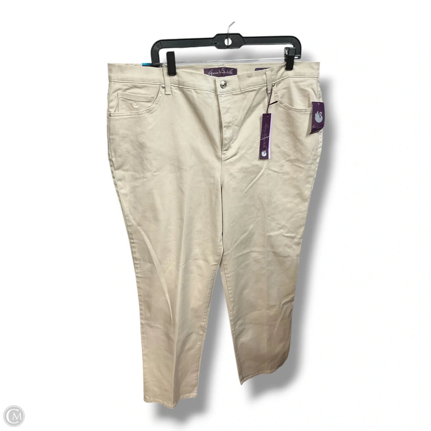 Pants Chinos & Khakis By Gloria Vanderbilt In Beige, Size: 18
