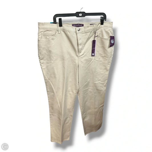 Pants Chinos & Khakis By Gloria Vanderbilt In Beige, Size: 18