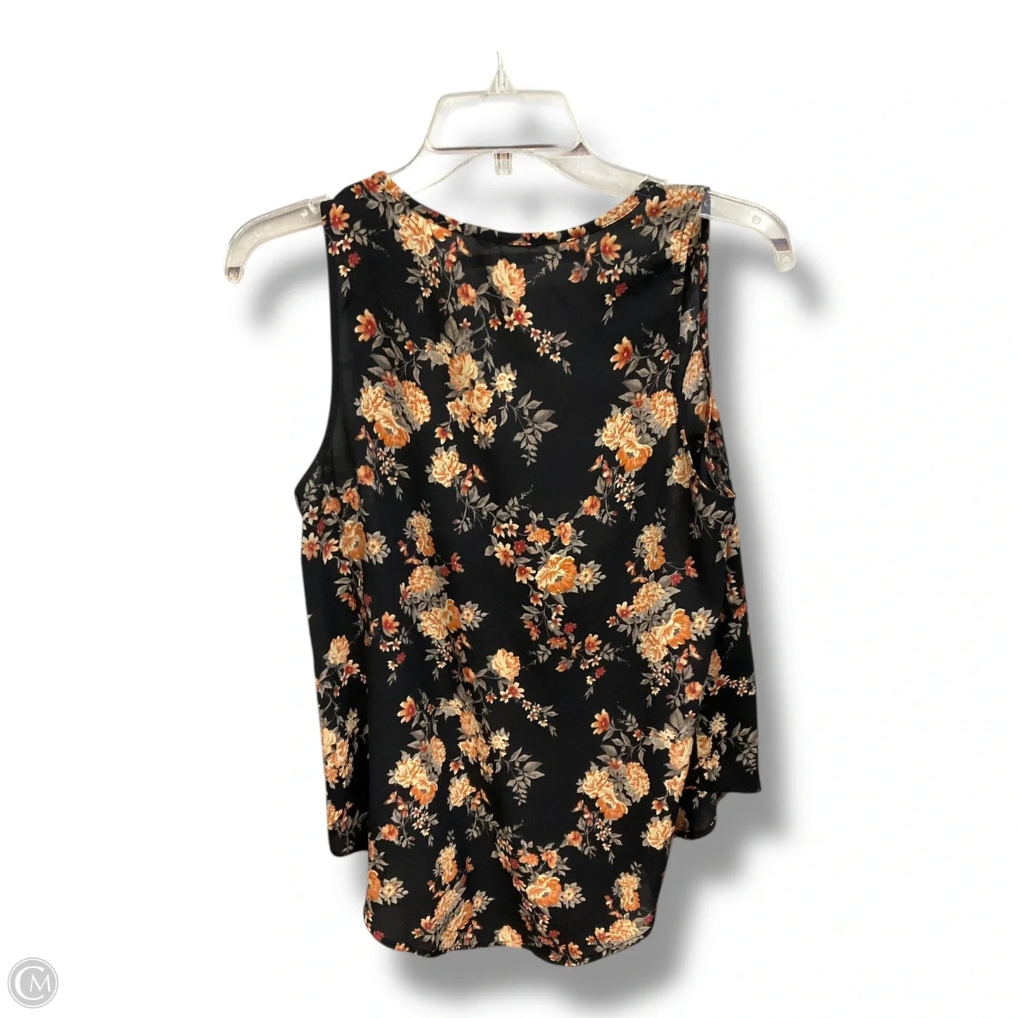 Top Sleeveless By Lush In Floral Print, Size: M