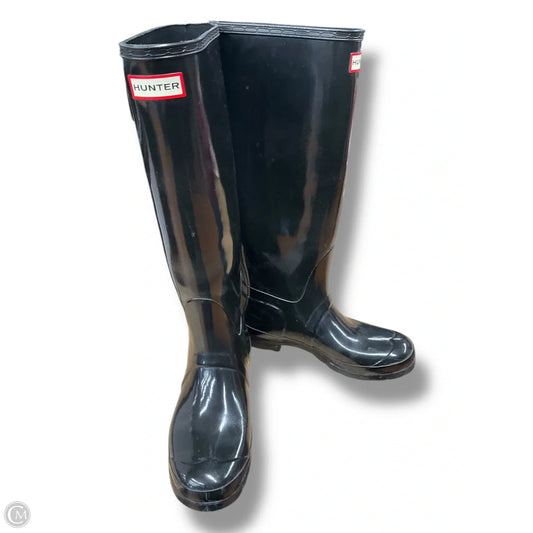 Boots Rain By Hunter In Black, Size: 8