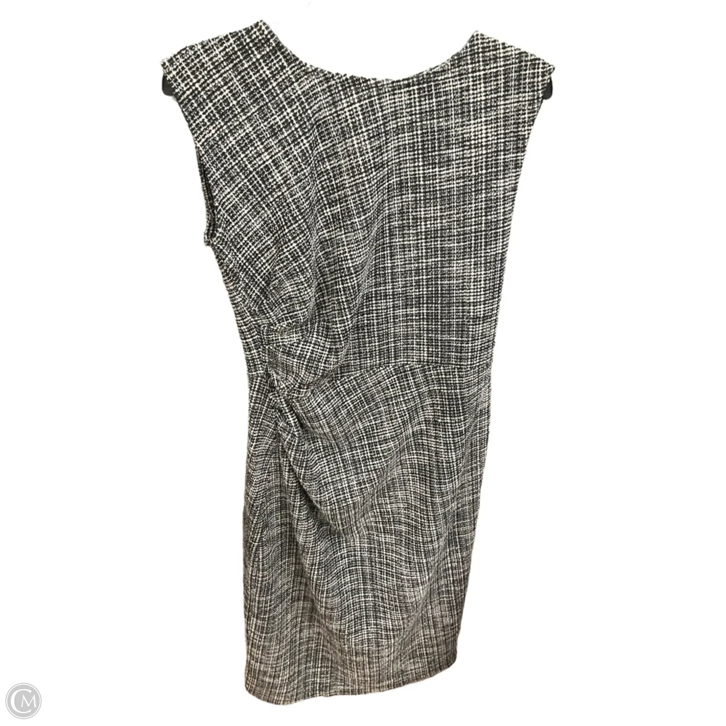 Dress Casual Midi By Ann Taylor In Black & White, Size: S