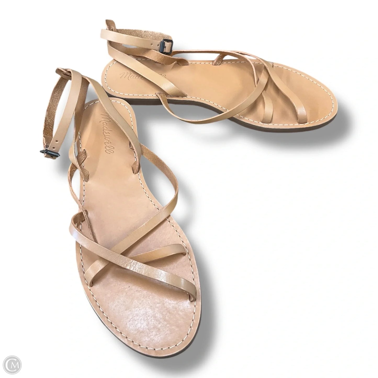 Sandals Flats By Madewell In Tan, Size: 8
