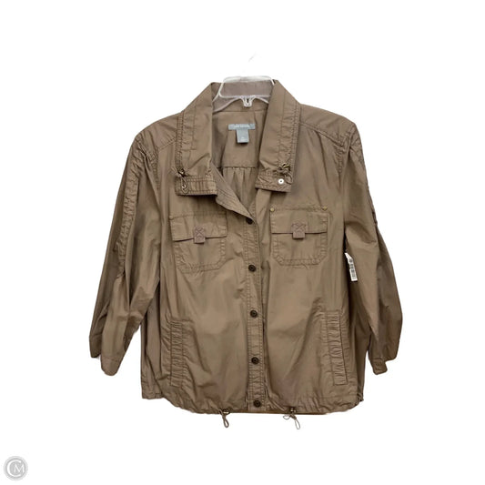 Jacket Other By Ann Taylor In Brown, Size: Xl