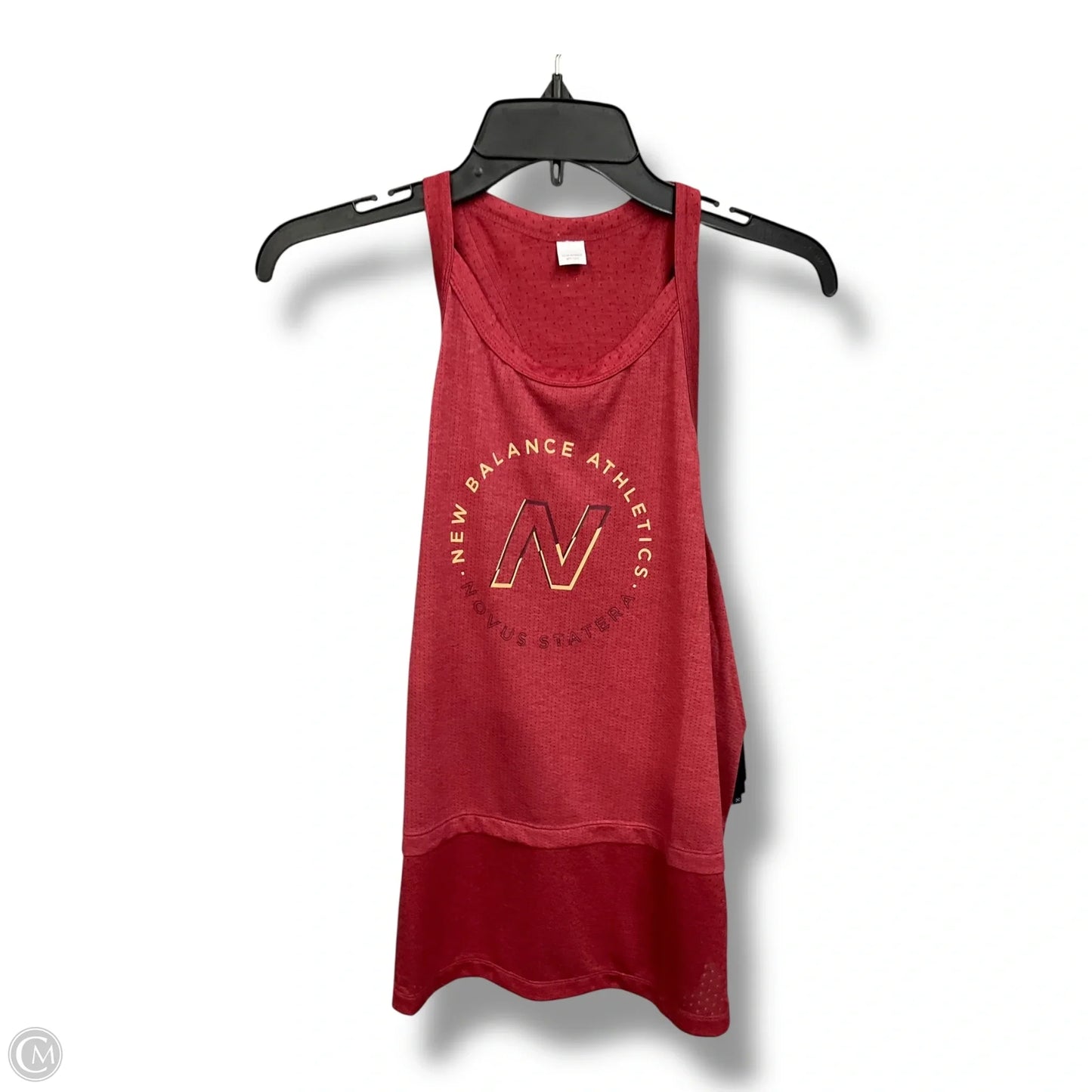 Athletic Tank Top By New Balance In Red, Size: L