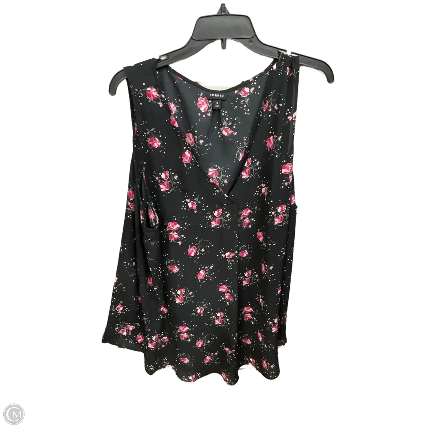 Top Sleeveless Basic By Torrid In Black, Size: 3x