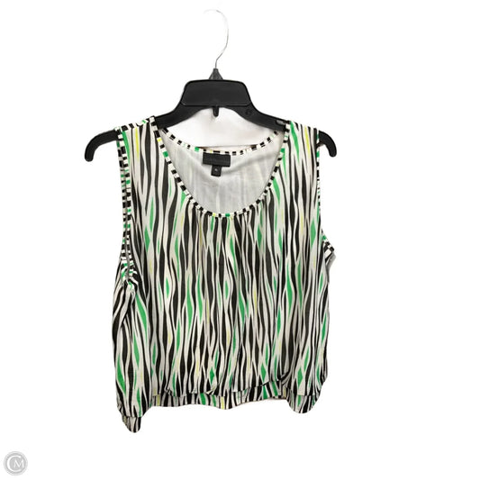 Top Sleeveless By Worthington In Multi-colored, Size: Xl