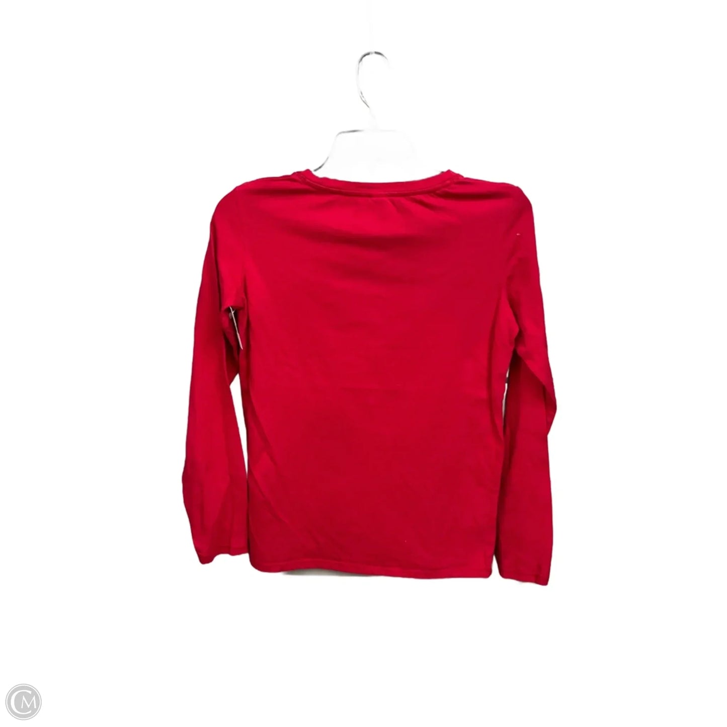 Top Long Sleeve Basic By Clothes Mentor In Red, Size: M