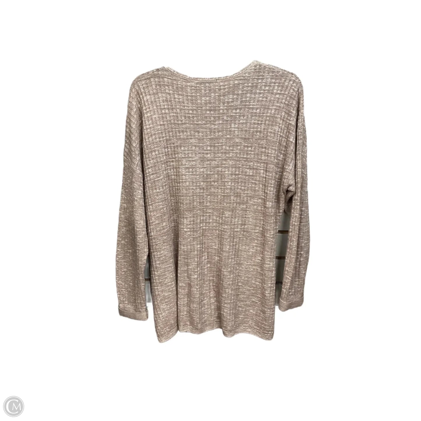 Top Long Sleeve Basic By Express In Beige, Size: L