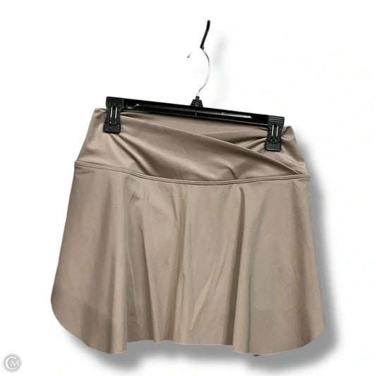 Athletic Skort By Calvin Klein In Tan, Size: M