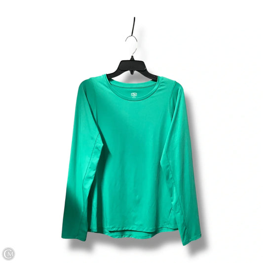 Athletic Top Long Sleeve Crewneck By Cmc In Aqua, Size: L