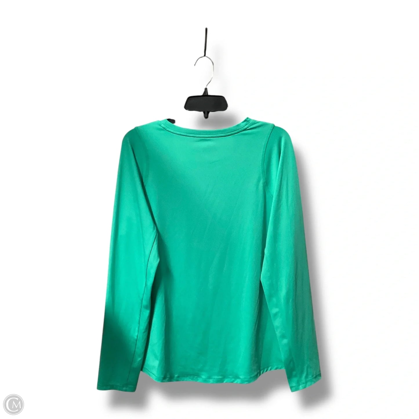 Athletic Top Long Sleeve Crewneck By Cmc In Aqua, Size: L