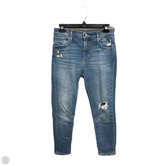 Jeans Skinny By Levis In Blue Denim, Size: 2