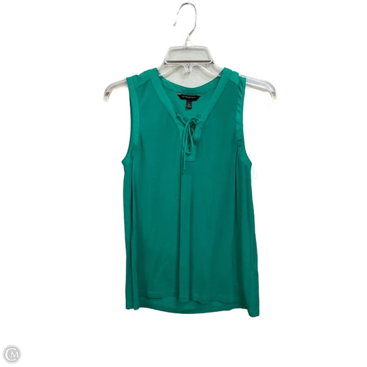 Top Sleeveless Basic By Banana Republic In Green, Size: S